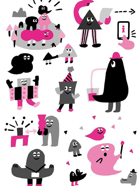 ストレンジシード静岡2026の「インフォメーション用のなぞの生き物」